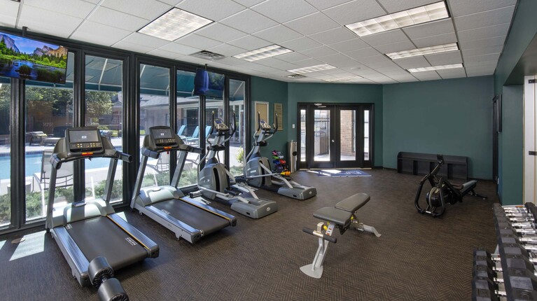 Fitness Center with Cardio and Strength Equipment