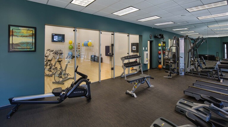 Fitness Center with Cardio and Strength Equipment