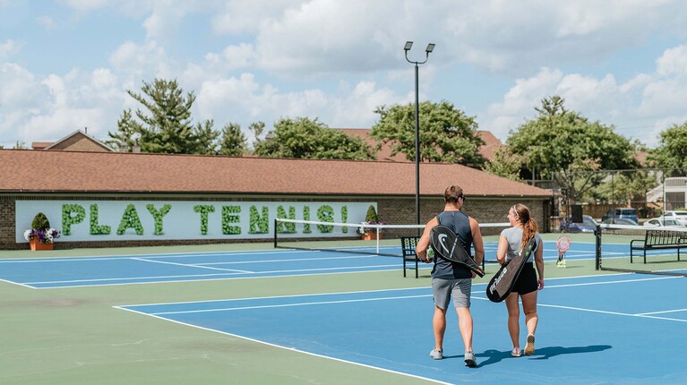 Lighted Tennis Courts